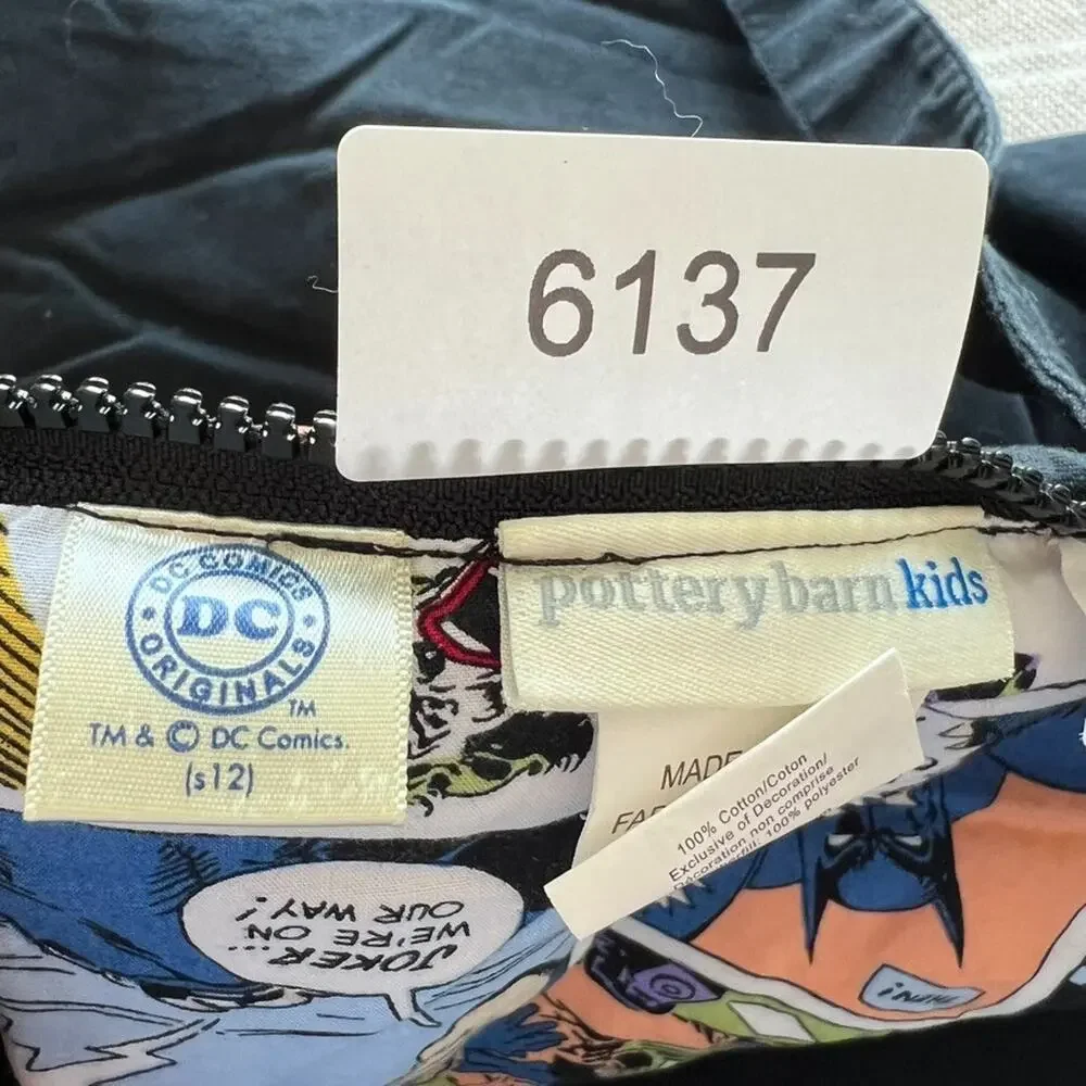 Pottery Barn Kids DC Comics Batman Superhero Sleeping Bag 24